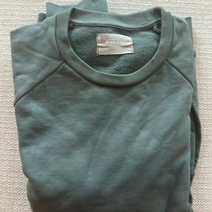 Green Everlane Crewneck Sweater